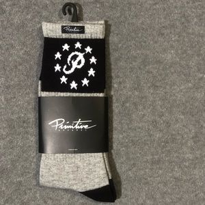 Primitive Apparel Crew Sock With Logo. NWT